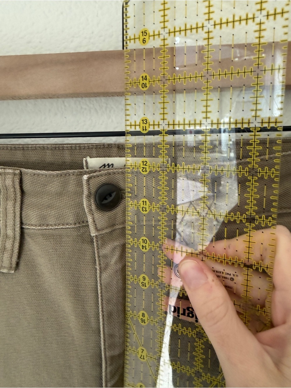Madewell Emmett Wide Leg Cropped Pants - khaki green - 27 - Picture 6 of 11